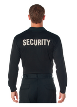 Load image into Gallery viewer, Rothco Moisture Wicking Long Sleeve Security Polo