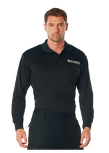 Load image into Gallery viewer, Rothco Moisture Wicking Long Sleeve Security Polo