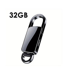 Load image into Gallery viewer, 64GB Keychain Recorder, Built-in Voice Activation, 20HRS