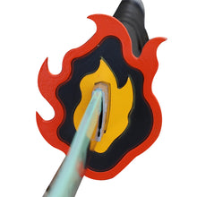 Load image into Gallery viewer, Kamado Tanjiro Collectible Demon Slayer Replica Black Nichirin Katana Sword