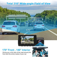 Load image into Gallery viewer, 4K Dual Dash Cam