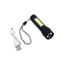 Load image into Gallery viewer, Micro Stinger Rechargeable LED Flashlight & COB LED Work Light