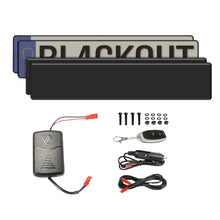 Load image into Gallery viewer, VANISH - Blackout Plate Cover