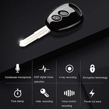 Load image into Gallery viewer, CAR KEY REMOTE COVERT DIGITAL VOICE RECORDER 38HR BATTERY