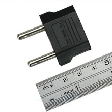 Load image into Gallery viewer, USA To European EuroEU Travel Wall Power Plug Outlet Converter Adapter