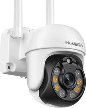 Load image into Gallery viewer, INQMEGA TUYA PTZ Camera Outdoor, 3MP Security Home Surveillance Camera with 2.4G WiFi, Waterproof IP Wireless Camera, Color Night Vision,Two-Way Audio, Motion Detection, Cloud & SD Card