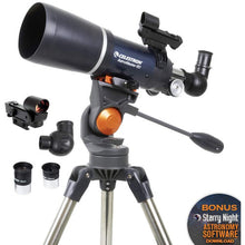 Load image into Gallery viewer, Celestron AstroMaster 80AZS 80mm f/5 Alt-Az Refractor Telescope