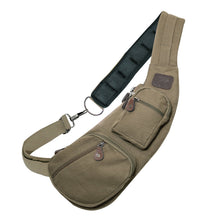 Load image into Gallery viewer, Rothco Crossbody Canvas Sling Bag - Vintage Olive Drab