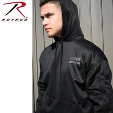 Load image into Gallery viewer, Rothco Honor and Respect Thin Blue Line Concealed Carry Hoodie - Black