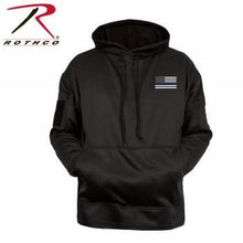 Load image into Gallery viewer, Rothco Honor and Respect Thin Blue Line Concealed Carry Hoodie - Black