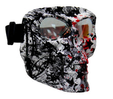 Load image into Gallery viewer, Hot Leathers Star Skull Polypro Face Mask With G-Tech Lenses