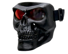 Load image into Gallery viewer, Hot Leathers Black Skull Polypro Face Mask With G-Tech Lenses