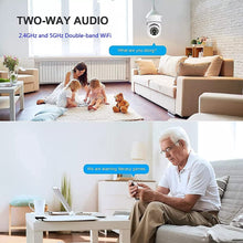 Load image into Gallery viewer, 360 Degree 1080p Light Bulb Camera.