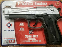 Load image into Gallery viewer, CROSMAN MAKO BLOWBACK PISTOL FULL METAL