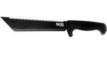Load image into Gallery viewer, SOG SOGfari 10 inch Tanto Saw Back Machete