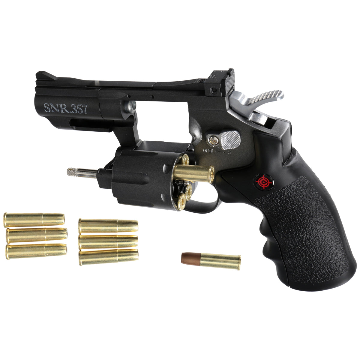 25SS新品 Flippan Medallon ルーペ revolver Crosman SNR357 Dual Ammo CO2 Revolver Air Gun | Cabela's