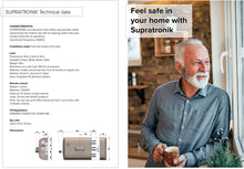 Load image into Gallery viewer, SUPRATRONIK LINCE Electronic Invisible Security DEADBOLT with Alarm Made in Spain
