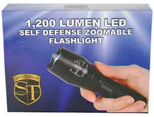 Load image into Gallery viewer, 1200 LUMENS LED SELF DEFENSE ZOOMABLE FLASHLIGHT