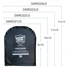 Load image into Gallery viewer, STREETWISE 11X17 REAR GUARD BALLISTIC SHIELD BACKPACK INSERT