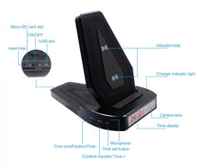 Load image into Gallery viewer, WIRELESS PHONE CHARGER WITH WIFI DVR CAMERA