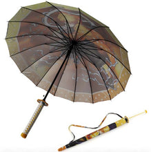 Load image into Gallery viewer, Agatsuma Zenitsu Anime Demon Slayer Cosplay Umbrella Automatic Folding