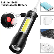 Load image into Gallery viewer, Tactical XPE/COB Mini Flashlight