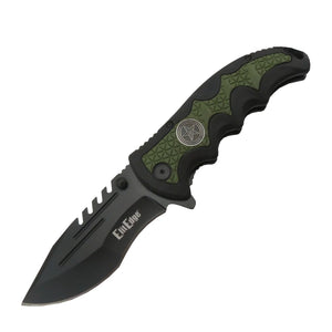 Military Medallion 8.5" Rescue Knife "NAVY"