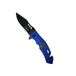 5" Spring Assisted Knife "NAVY"