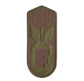 Rothco F-Bomb Patch With Hook Back - Coyote Brown