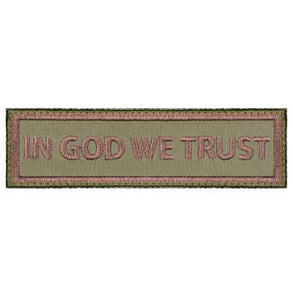 Rothco In God We Trust Morale Patch