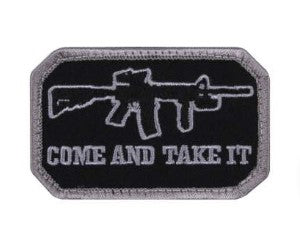 Rothco Come and Take It Morale Patch Black