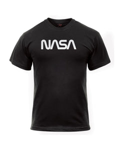 Rothco Authentic NASA Worm Logo T-Shirt - Black