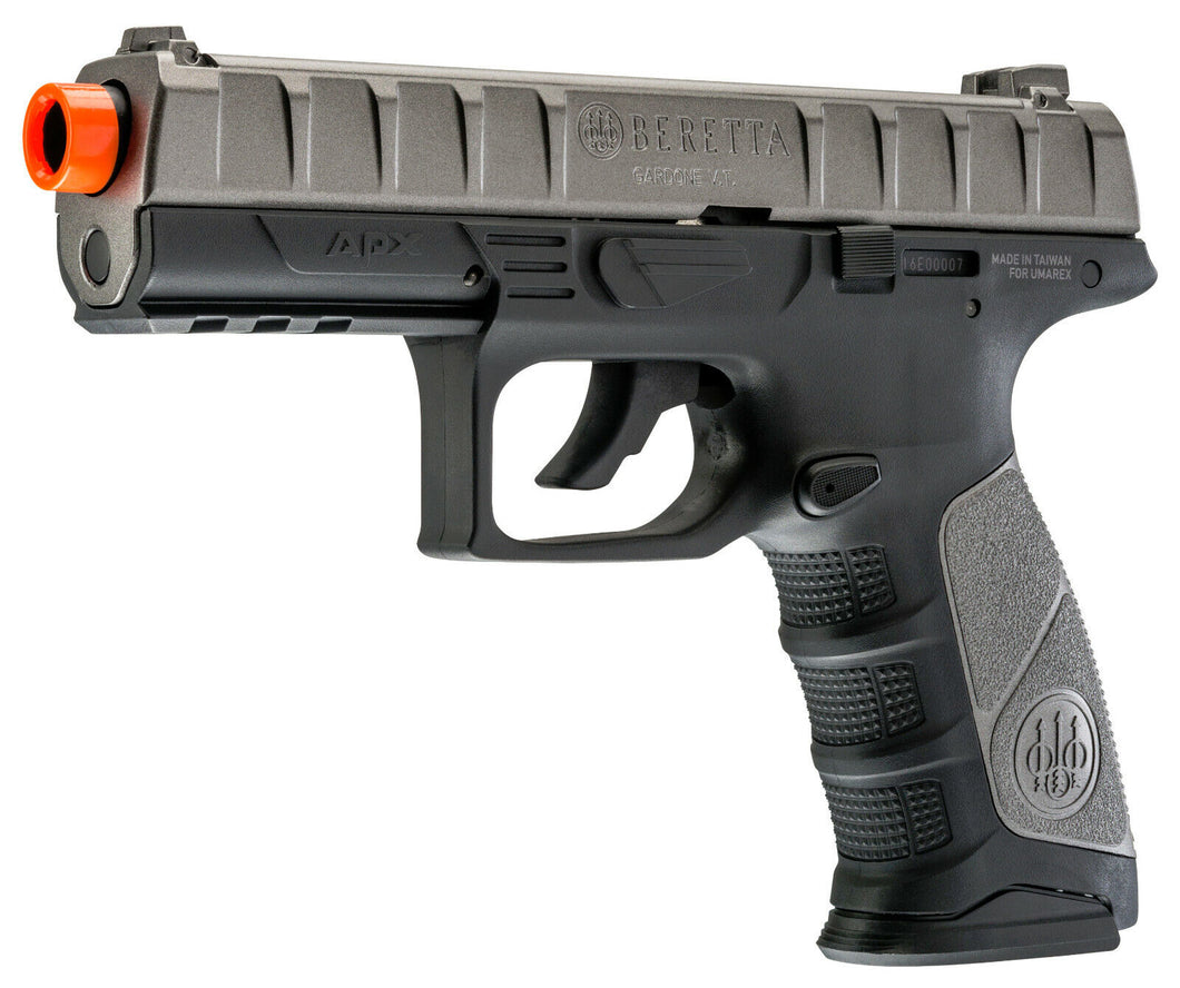 UMAREX Beretta APX Co2 Half-Blowback Airsoft Pistol w/ 2 Mags Two Tone