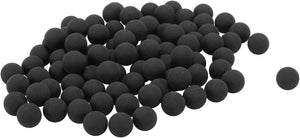 .50CAL T4E Premium Rubber Ball Ammo for Paintball Guns, Black