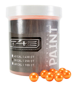 T4E .50 Cal Paintballs 250 CT - Orange