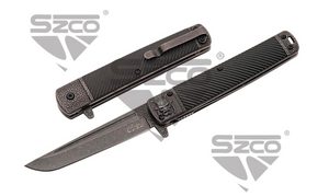 5" SAMURAI STONEWASH LINER LOCK FOLDER
