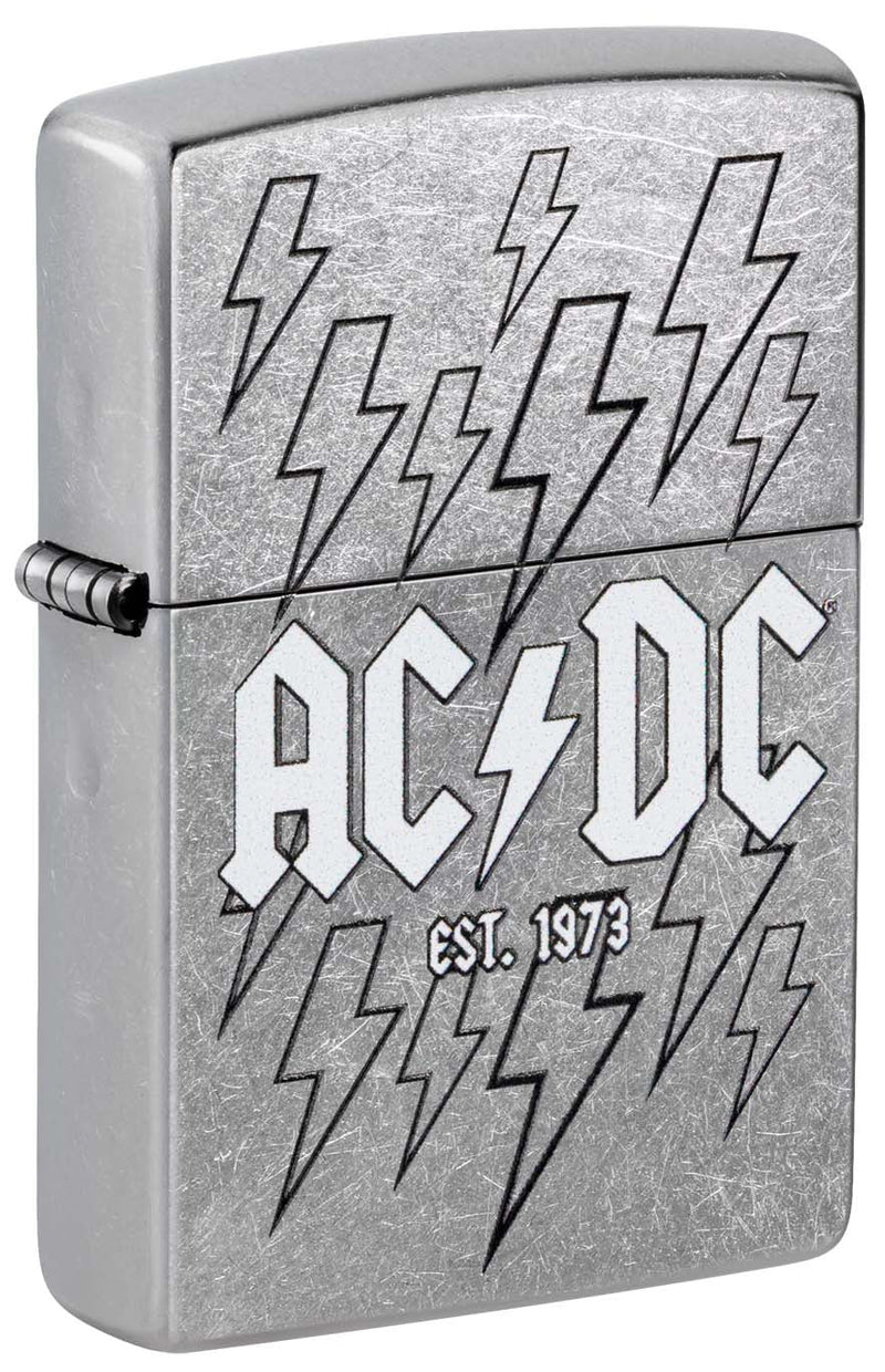 Zippo Lighter: AC/DC Logo - Street Chrome 48641