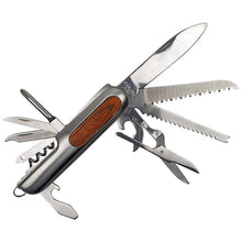 Load image into Gallery viewer, MULTITOOL 14-IN-1 STANLESS STEEL WOOD KNIFE
