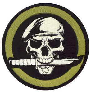 Rothco Military Skull & Knife Morale Patch