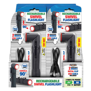 Rechargeable Swivel Flashlight