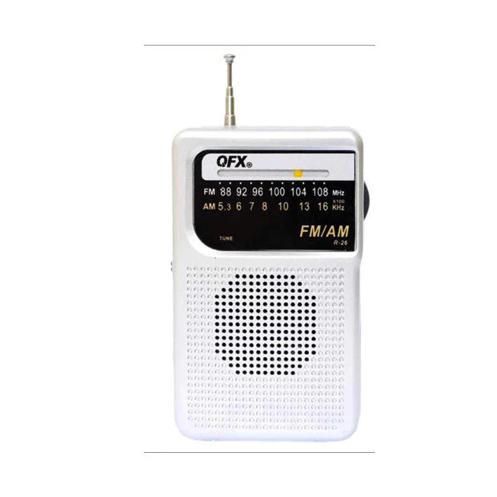 Pocket AM/FM Radio Silver