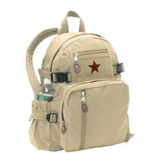 Load image into Gallery viewer, Rothco Vintage Canvas Compact Backpack
