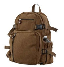 Load image into Gallery viewer, Rothco Vintage Canvas Compact Backpack
