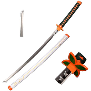 STAINLESS STEEL UN-SHARPENED PRACTICE SAMURAI COSPLAY KATANA SWORD