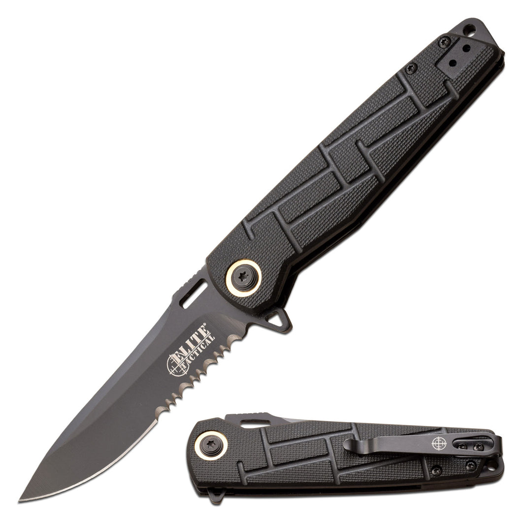 Elite Tactical - READINESS - Spring Assisted Knife