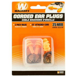 Corded Ear Plugs – 2 Pack