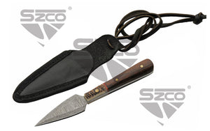 5" STAGWOOD BOSOM DAGGER