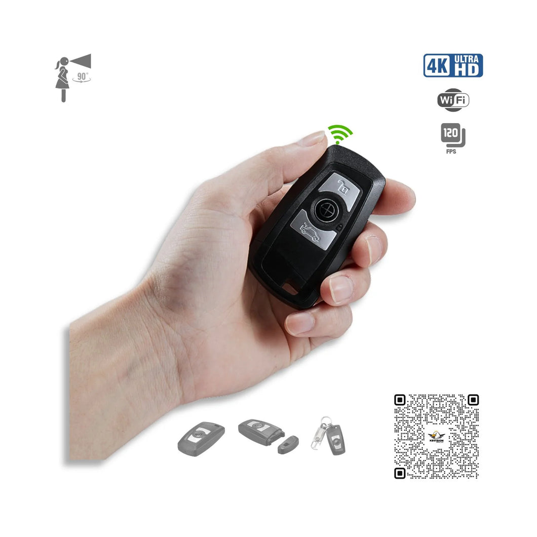 4K UHD Wi-Fi Car Keychain Hidden Spy Camera – SPY GALLERY INC