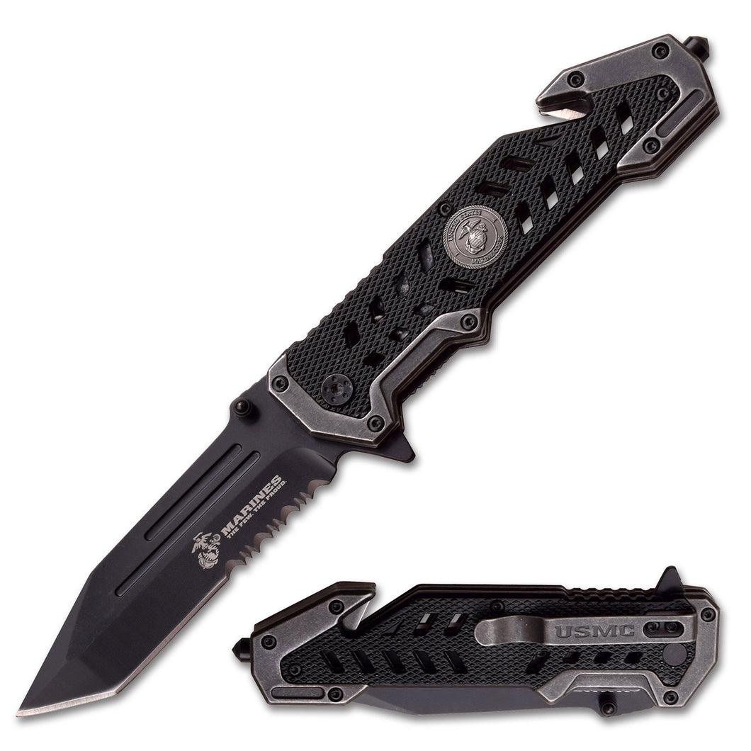 USMC - SPRING ASSISTED KNIFE