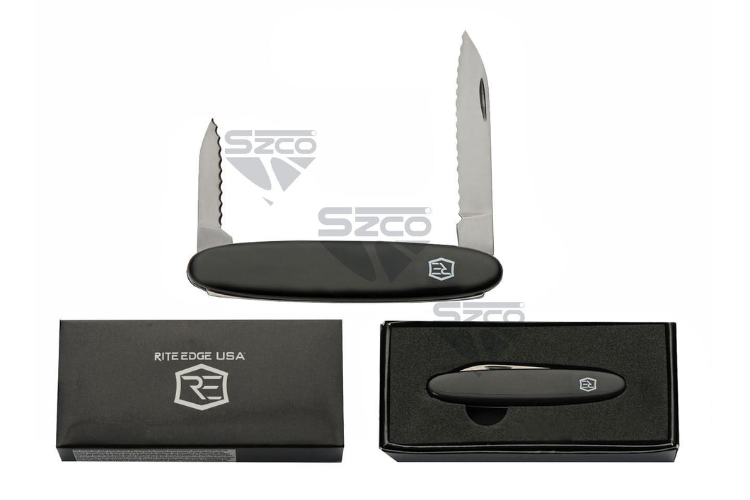 SERRATED 2 BLD 440 STEEL 3.25